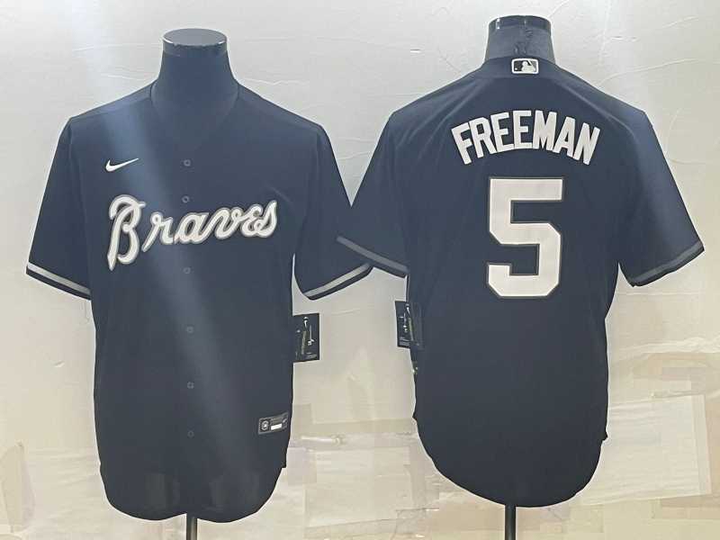 Atlanta Braves #5 Freddie Freeman Black Turn Back The Clock Stitched Cool Base Jersey,We sell and wholesale Atlanta Braves #5 Freddie Freeman Black Turn Back The Clock Stitched Cool Base Jersey on line form chian!
